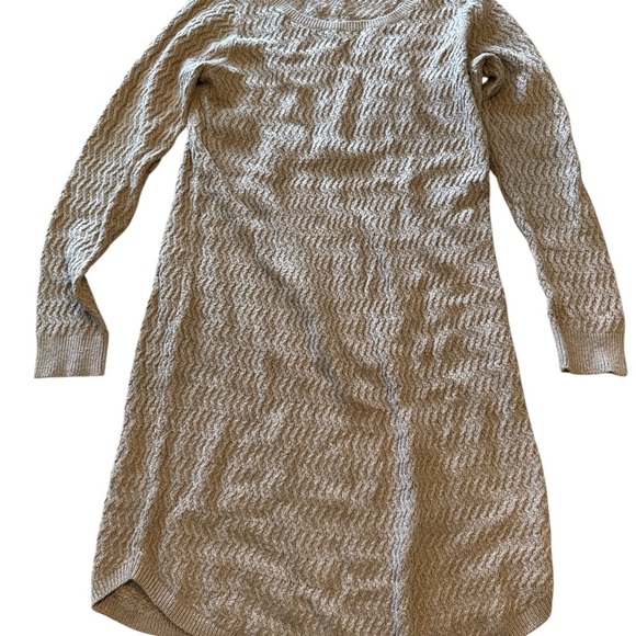 Tan Loft Knit Sweater Dress - Picture 3 of 6